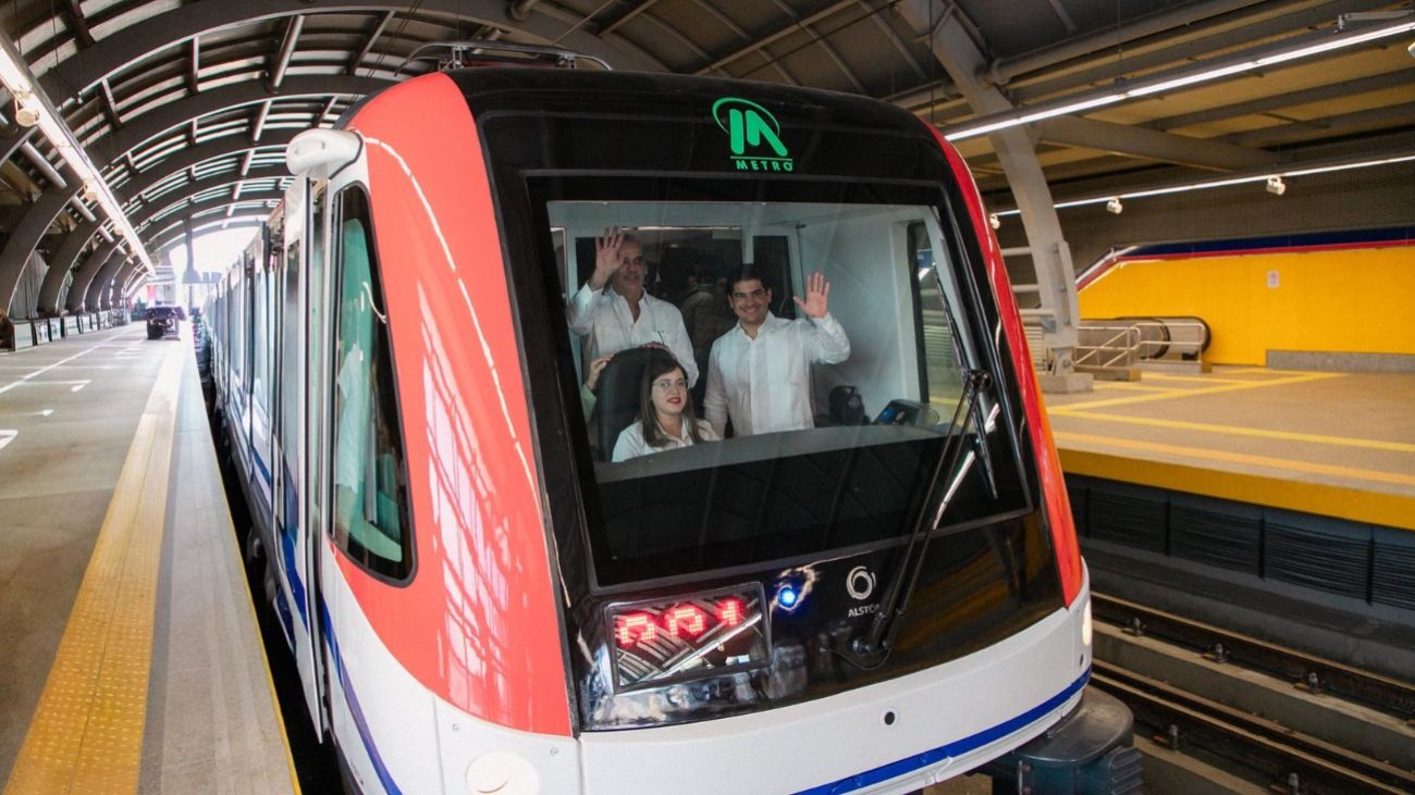 Abinader inaugura la Línea 2C del Metro hasta Los Alcarrizos